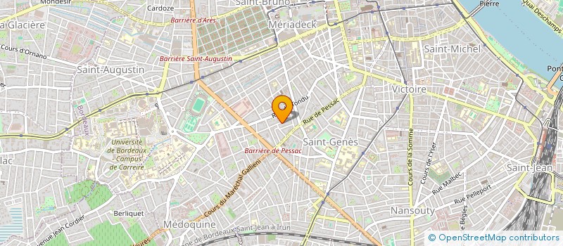 localisation de l'entreprise MONSIEUR ANDRE AMARO  BORDEAUX