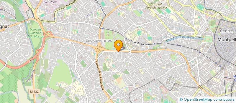 localisation de l'entreprise MONSIEUR ANDRE AMAT à MONTPELLIER