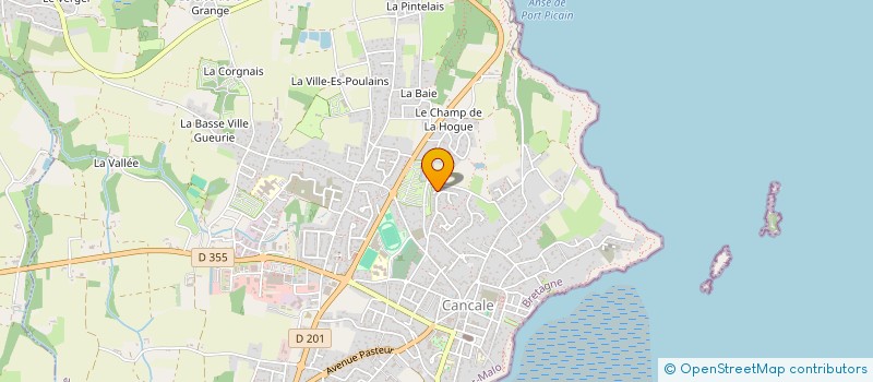 localisation de l'entreprise MONSIEUR ANDRE AMELINE  CANCALE