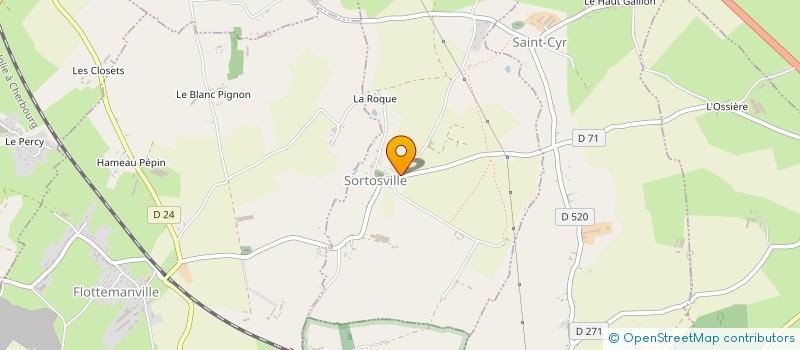 localisation de l'entreprise MONSIEUR ANDRE AMIOT  SORTOSVILLE