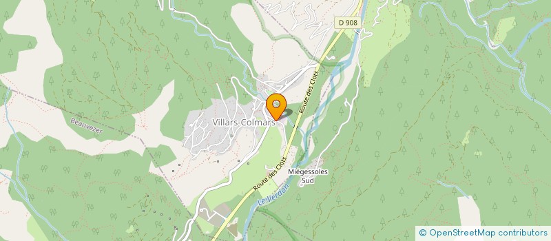 localisation de l'entreprise MONSIEUR ANDRE ANCION à VILLARS-COLMARS