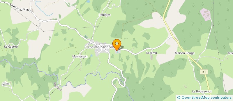 localisation de l'entreprise MONSIEUR ANDRE ANGELVY à CROS-DE-MONTVERT