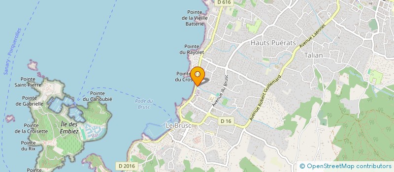 localisation de l'entreprise MONSIEUR ANDRE ANNIBAL à SIX-FOURS-LES-PLAGES