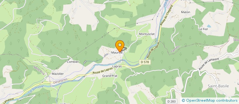 localisation de l'entreprise MONSIEUR ANDRE ANTERION  DESAIGNES