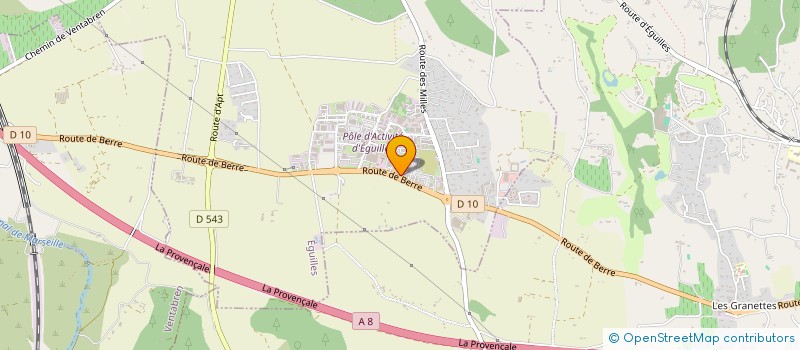 localisation de l'entreprise MONSIEUR ANDRE ANTONIOTTI  EGUILLES