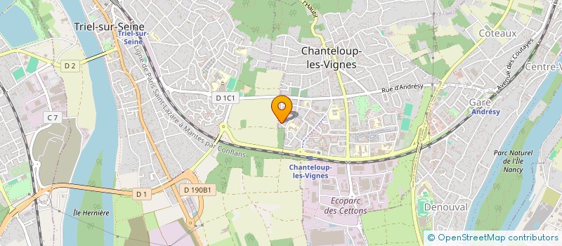 localisation de l'entreprise MONSIEUR ANDRE ANTONOFF à CHANTELOUP-LES-VIGNES