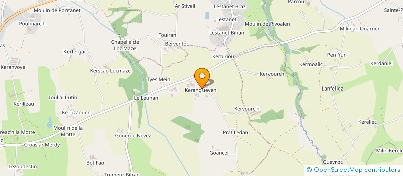 localisation de l'entreprise MONSIEUR ANDRE APPERE  PLABENNEC