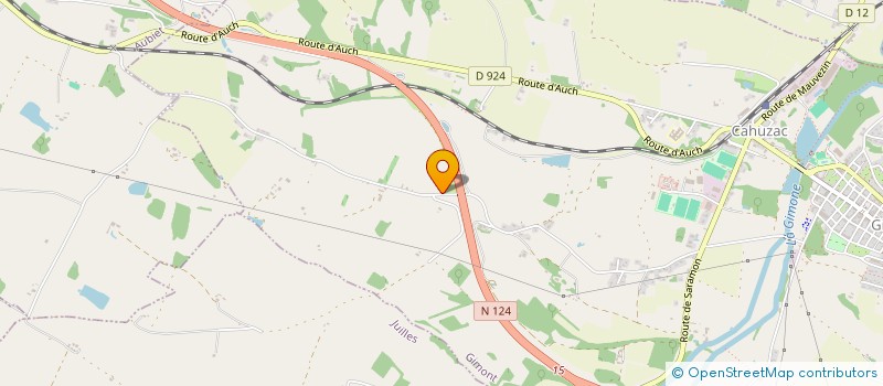 localisation de l'entreprise MONSIEUR ANDRE ARAGON  GIMONT