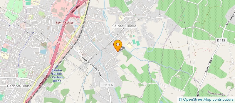 localisation de l'entreprise MONSIEUR ANDRE ARENAS  SAINTE-EULALIE