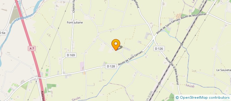 localisation de l'entreprise MONSIEUR ANDRE ARNAUD  SAUZET