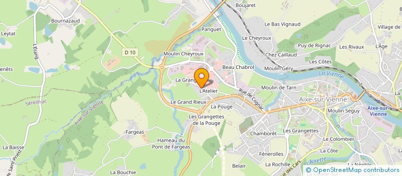 localisation de l'entreprise MONSIEUR ANDRE ASMONT à AIXE-SUR-VIENNE