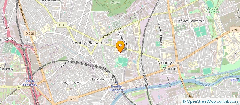 localisation de l'entreprise MONSIEUR ANDRE ATEBA MANDENG à NEUILLY-PLAISANCE