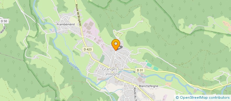 localisation de l'entreprise MONSIEUR ANDRE AUBERT  GRANGES-AUMONTZEY