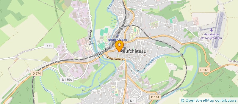 localisation de l'entreprise MONSIEUR ANDRE AUBRY à NEUFCHATEAU