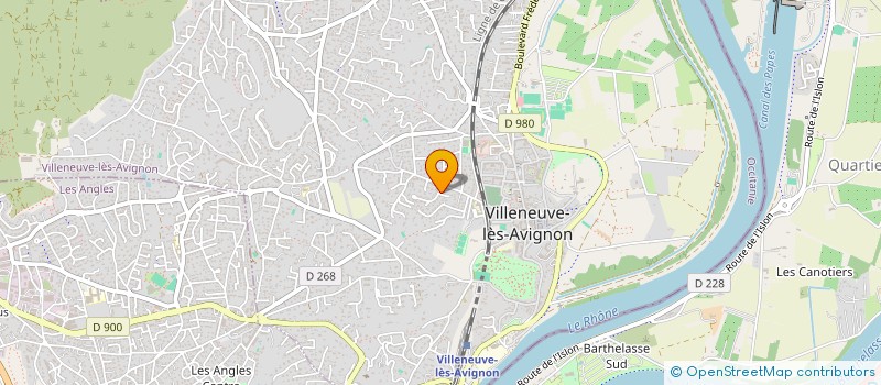 localisation de l'entreprise MONSIEUR ANDRE AUDIBERT à VILLENEUVE-LES-AVIGNON