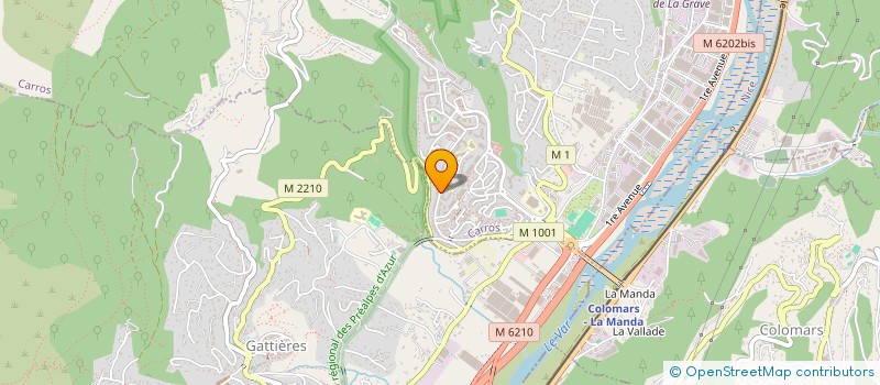 localisation de l'entreprise MONSIEUR ANDRE AUDIBERT à CARROS