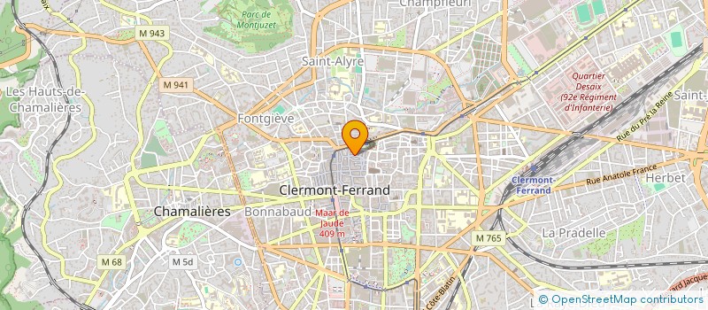 localisation de l'entreprise MONSIEUR ANDRE AUDINAT à CLERMONT FERRAND
