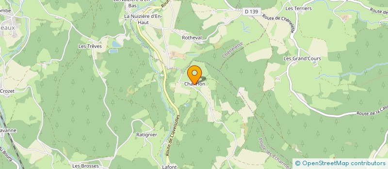 localisation de l'entreprise MONSIEUR ANDRE AUGAGNEUR  POULE-LES-ECHARMEAUX