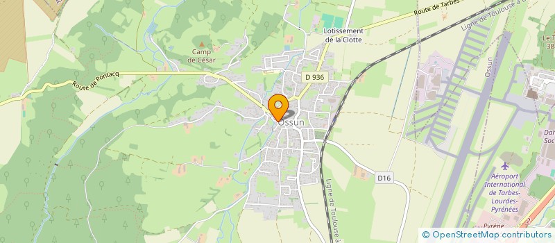 localisation de l'entreprise MONSIEUR ANDRE AUGE  OSSUN