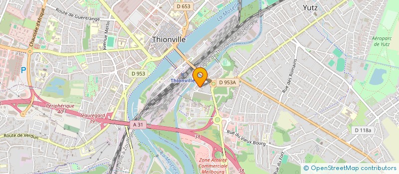 localisation de l'entreprise MONSIEUR ANDRE AUGE à THIONVILLE