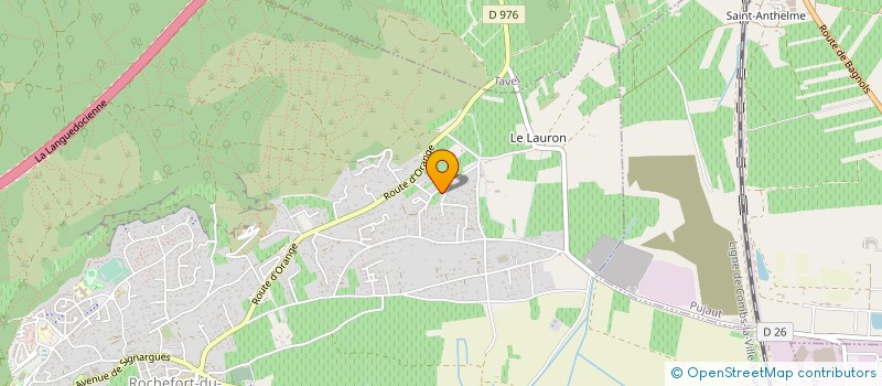 localisation de l'entreprise MONSIEUR ANDRE AUGIER à ROCHEFORT-DU-GARD