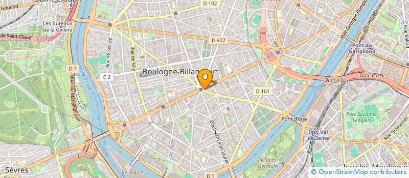 localisation de l'entreprise MONSIEUR ANDRE AUGOYAT à BOULOGNE-BILLANCOURT