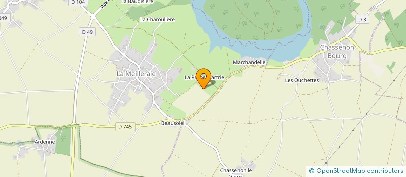 localisation de l'entreprise MONSIEUR ANDRE AUGUIN  PISSOTTE