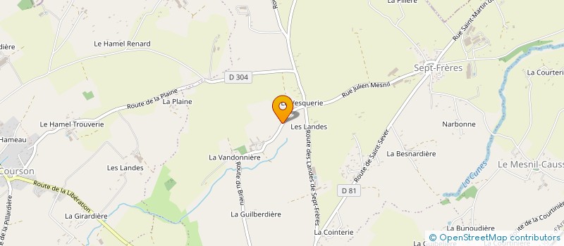 localisation de l'entreprise MONSIEUR ANDRE AUVRAY  NOUES DE SIENNE