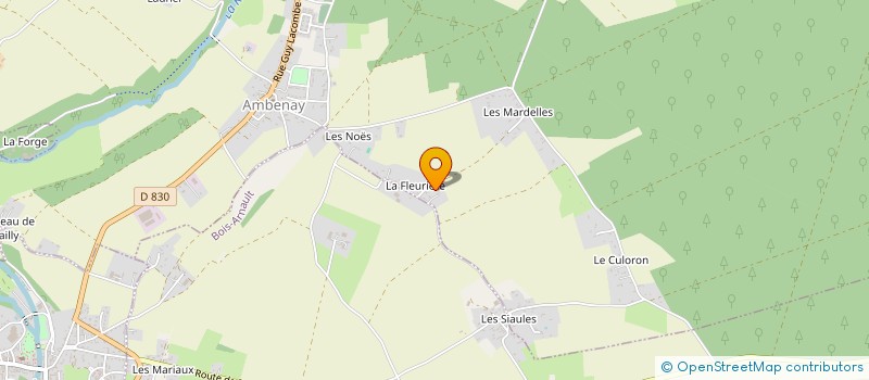 localisation de l'entreprise MONSIEUR ANDRE AUVRAY  AMBENAY