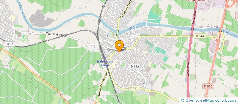 localisation de l'entreprise MONSIEUR ANDRE AVIA  RIVESALTES