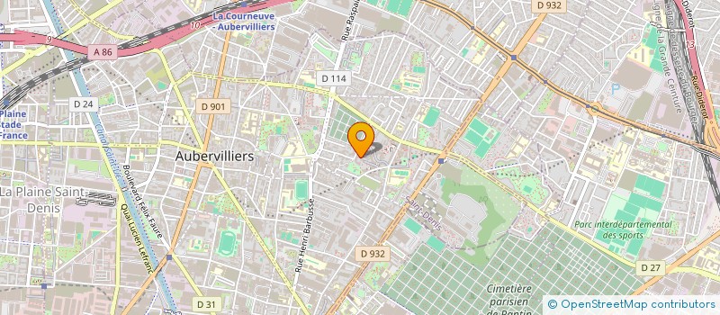 localisation de l'entreprise MONSIEUR ANDRE AVRIL à AUBERVILLIERS