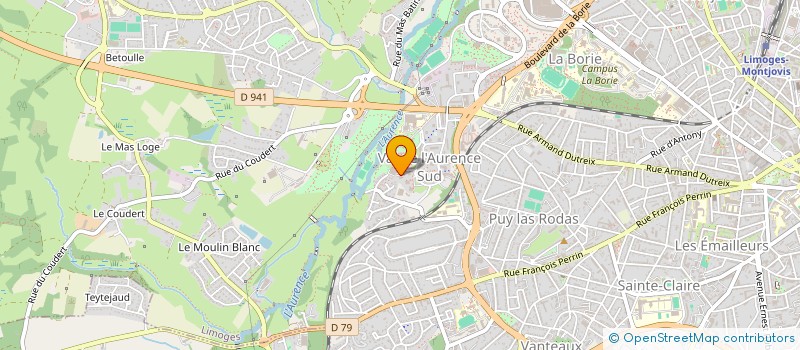 localisation de l'entreprise MONSIEUR ANDRE AYMA à LIMOGES