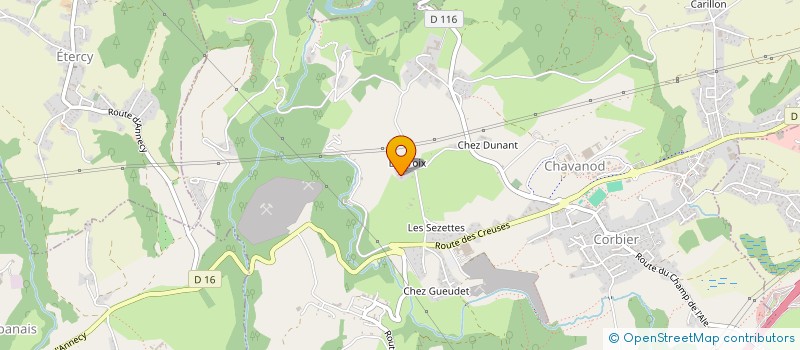 localisation de l'entreprise MONSIEUR ANDRE AYMONIER à CHAVANOD