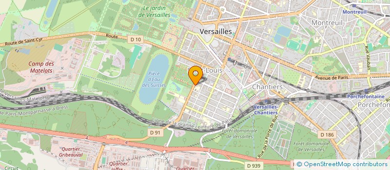 localisation de l'entreprise MONSIEUR ANDRE AYOUN à VERSAILLES