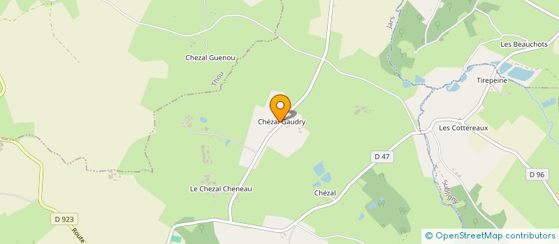 localisation de l'entreprise MONSIEUR ANDRE BAILLY  JARS