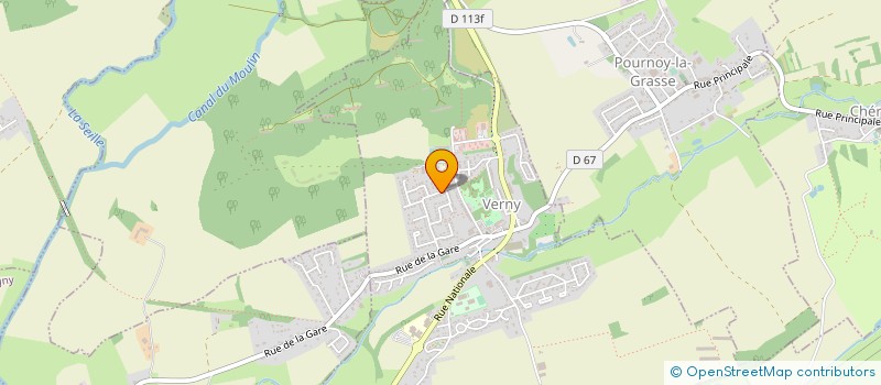 localisation de l'entreprise MONSIEUR ANDRE BAIUNCO  VERNY