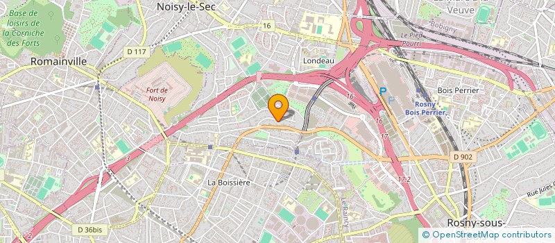 localisation de l'entreprise MONSIEUR ANDRE BAKOUBA à NOISY-LE-SEC