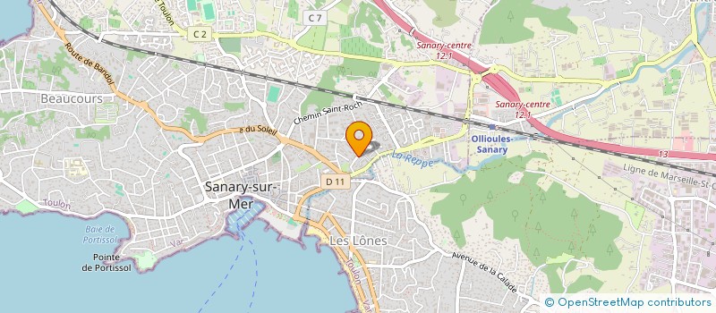 localisation de l'entreprise MONSIEUR ANDRE BALESTRIERI à SANARY-SUR-MER