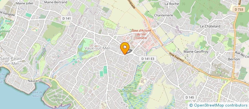 localisation de l'entreprise MONSIEUR ANDRE BALIROS  VAUX-SUR-MER