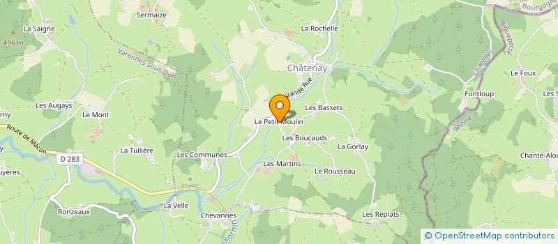 localisation de l'entreprise MONSIEUR ANDRE BALLANDRAS à VARENNES-SOUS-DUN