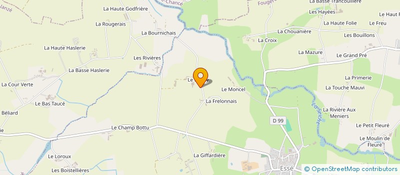 localisation de l'entreprise MONSIEUR ANDRE BANNETEL à PIRE-CHANCE