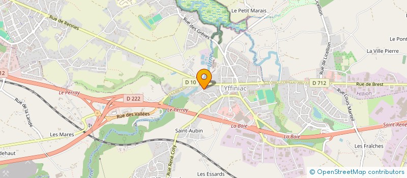 localisation de l'entreprise MONSIEUR ANDRE BARABE à YFFINIAC