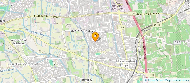 localisation de l'entreprise MONSIEUR ANDRE BARBARO  MORIERES LES AVIGNON