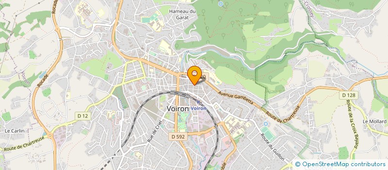 localisation de l'entreprise MONSIEUR ANDRE BARBE  VOIRON