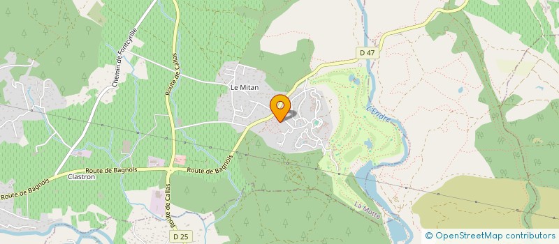 localisation de l'entreprise MONSIEUR ANDRE BARCO  LA MOTTE