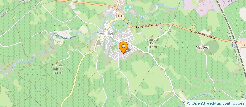 localisation de l'entreprise MONSIEUR ANDRE BARCON  TROUILLAS