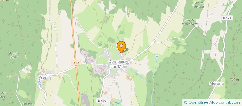 localisation de l'entreprise MONSIEUR ANDRE BARDET  CRESSIA