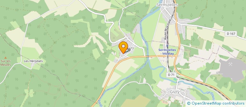 localisation de l'entreprise MONSIEUR ANDRE BARGES  BLANNAY