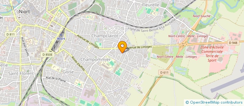 localisation de l'entreprise MONSIEUR ANDRE BARRADEAU à NIORT