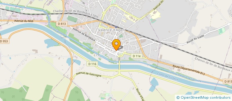 localisation de l'entreprise MONSIEUR ANDRE BARRERE à VALENCE